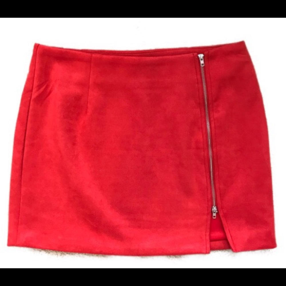 Better Be Faux Suede Skirt